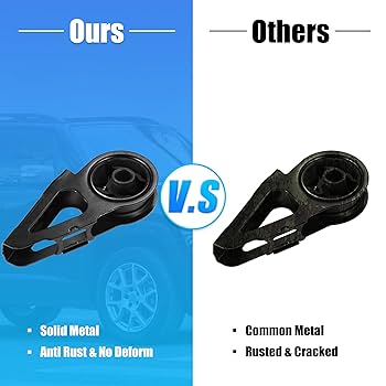 Motor Drive Mount ブラック Black ISO Front Engine/Motor Mount for 1980-2008 Rubber